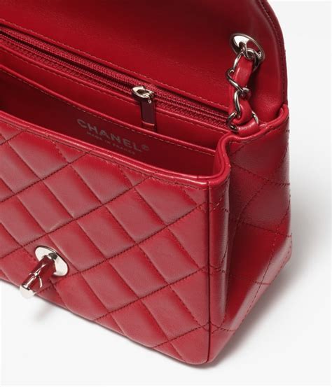 chanel red mini flap|chanel mini flap bag.